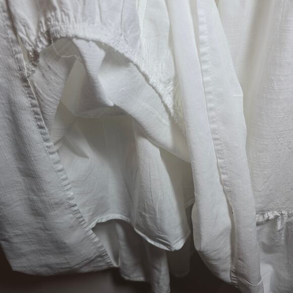 Knox Rose White Midi Dress Peasant-Style 
Boho Feminine Women's Size Medium - Picture 5 of 7